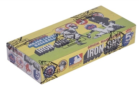 1968 Fleer Baseball "Iron-Ons" Unopened Wax Box (24 Packs) - BBCE Certified